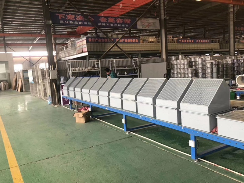 山東中南科萊空調(diào)設(shè)備有限公司邊墻風(fēng)機(jī)生產(chǎn)流